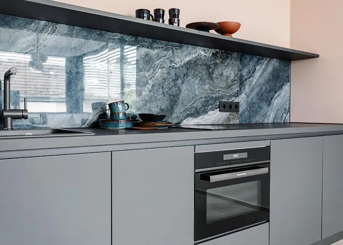 Exklusive Design Deep Blue Neubau Апартаменты